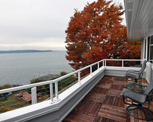 deck with Ipe pavers