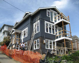 The result is a charming home with Cascade views, all ready for a talented owner who is completing the finishes himself