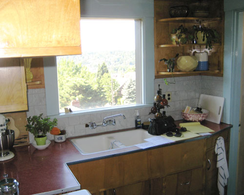 Before: A cramped, outdated kitchen with lots of problems